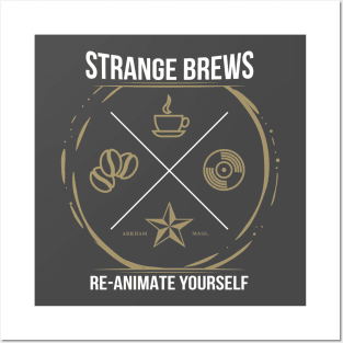 Strange Brews Coffee, Arkham Mass Posters and Art